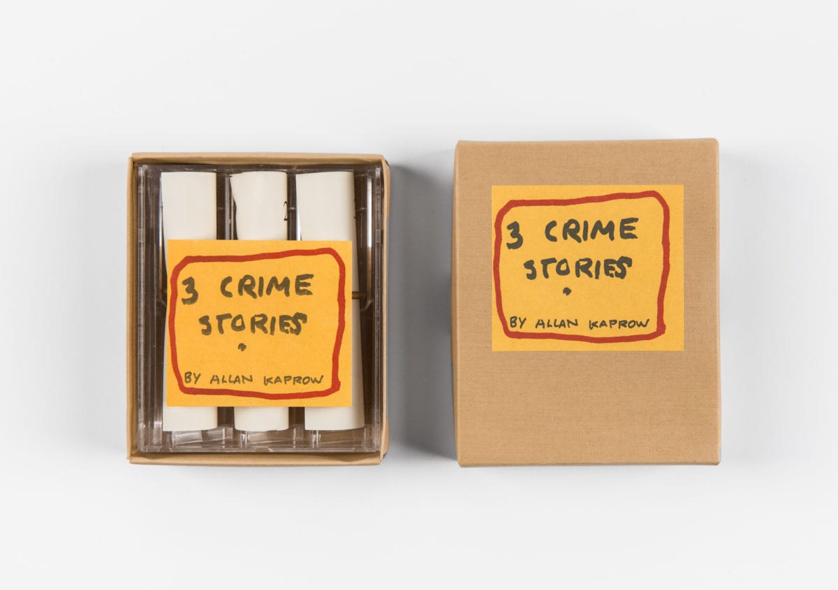 Allan Kaprow, 3 Crime Stories, 1995, from  Supportico Lopez gallery.  Photo by Giorgia Palmisano.
Courtesy of Archivio Conz, Berlin.