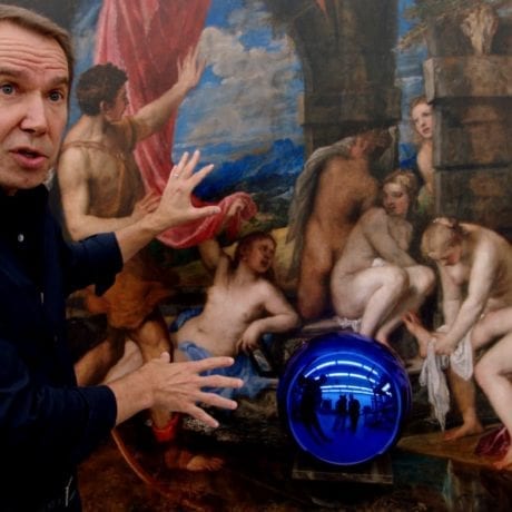 Jeff Koons, whose work rocketed in price from $950,000 to 65 million. The Price of Everything, Image copyright: Dogwoof