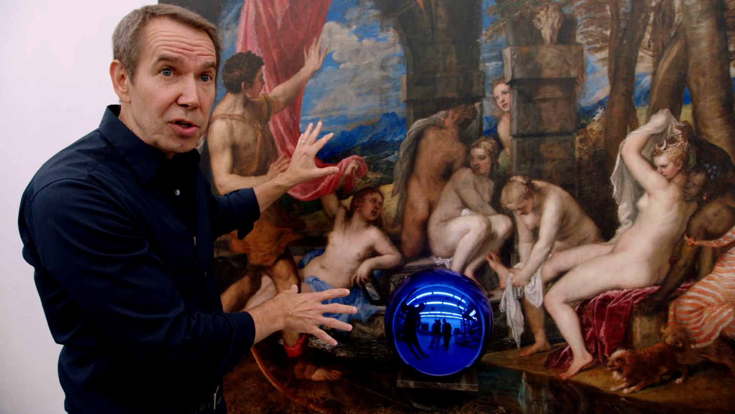 Jeff Koons, whose work rocketed in price from $950,000 to 65 million. The Price of Everything, Image copyright: Dogwoof