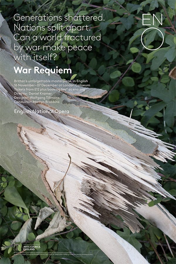 Poster for ENO's War Requiem