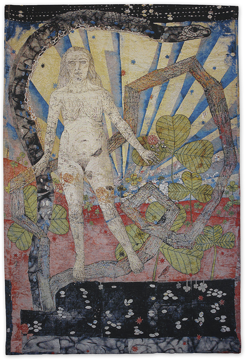 kiki smith weaving the woodland tapestry drawing nature body figure 