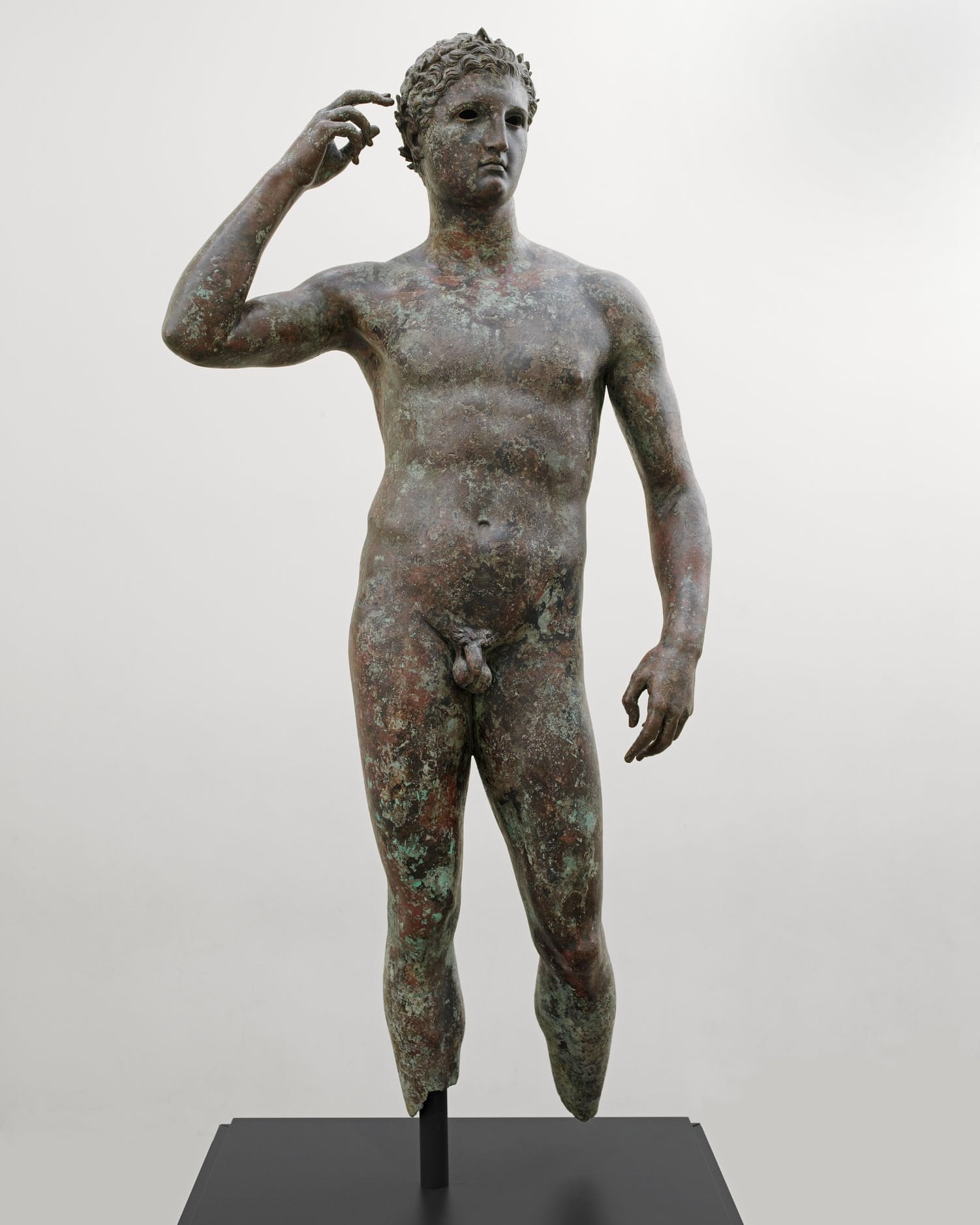 The ancient Greek statue of Victorious Youth