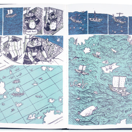 From The Encyclopedia of Early Earth by Isabel Greenberg. Jonathan Cape: London, 2013. © Isabel Greenberg.