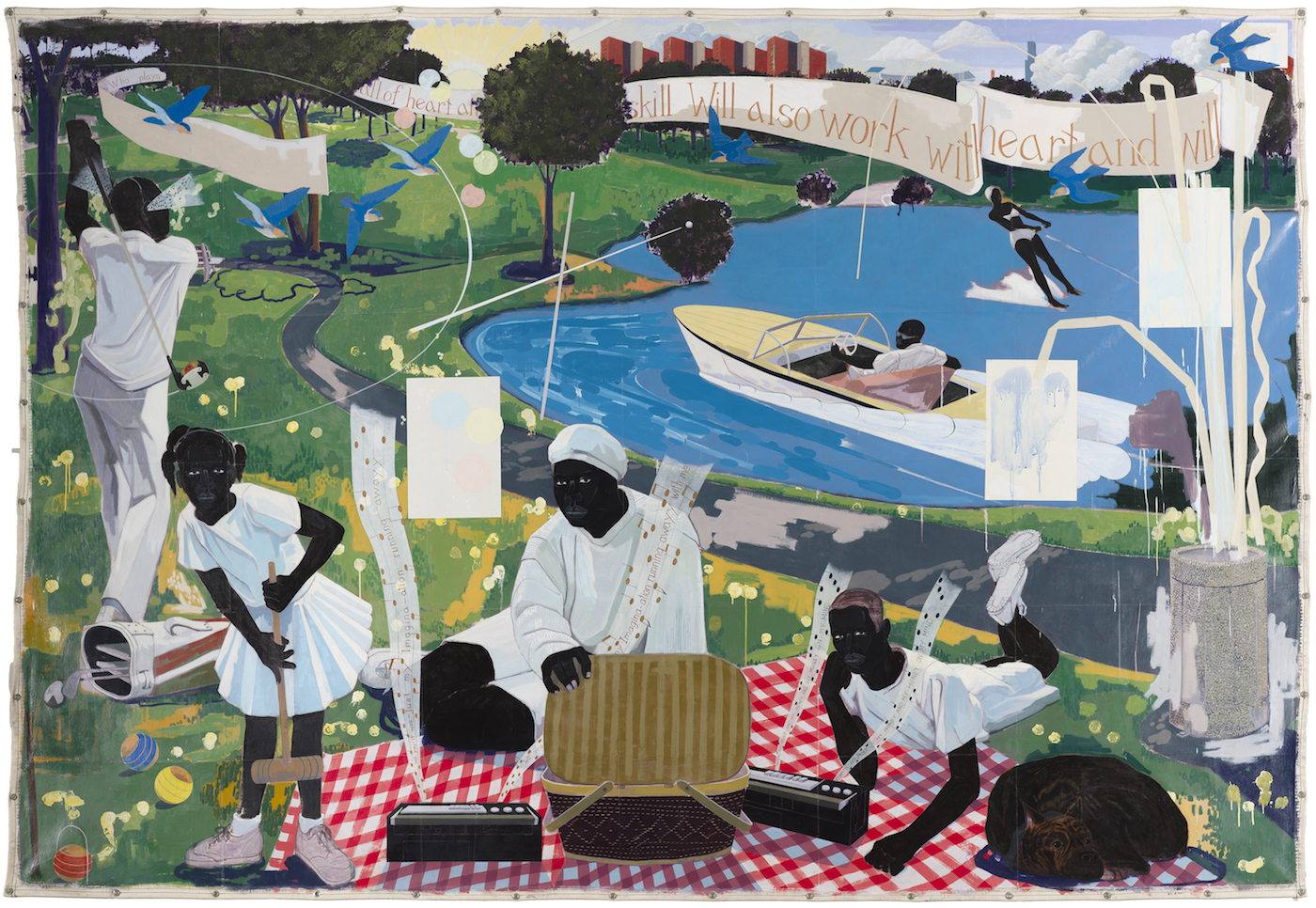 Kerry James Marshall Past Times, 1997