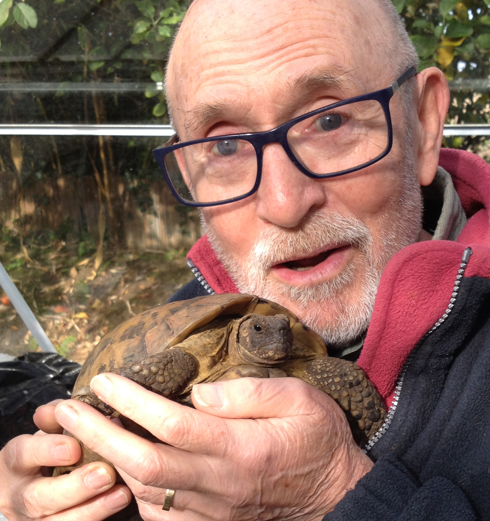 John Loker with Nellie. Photograph by Emily Mayer