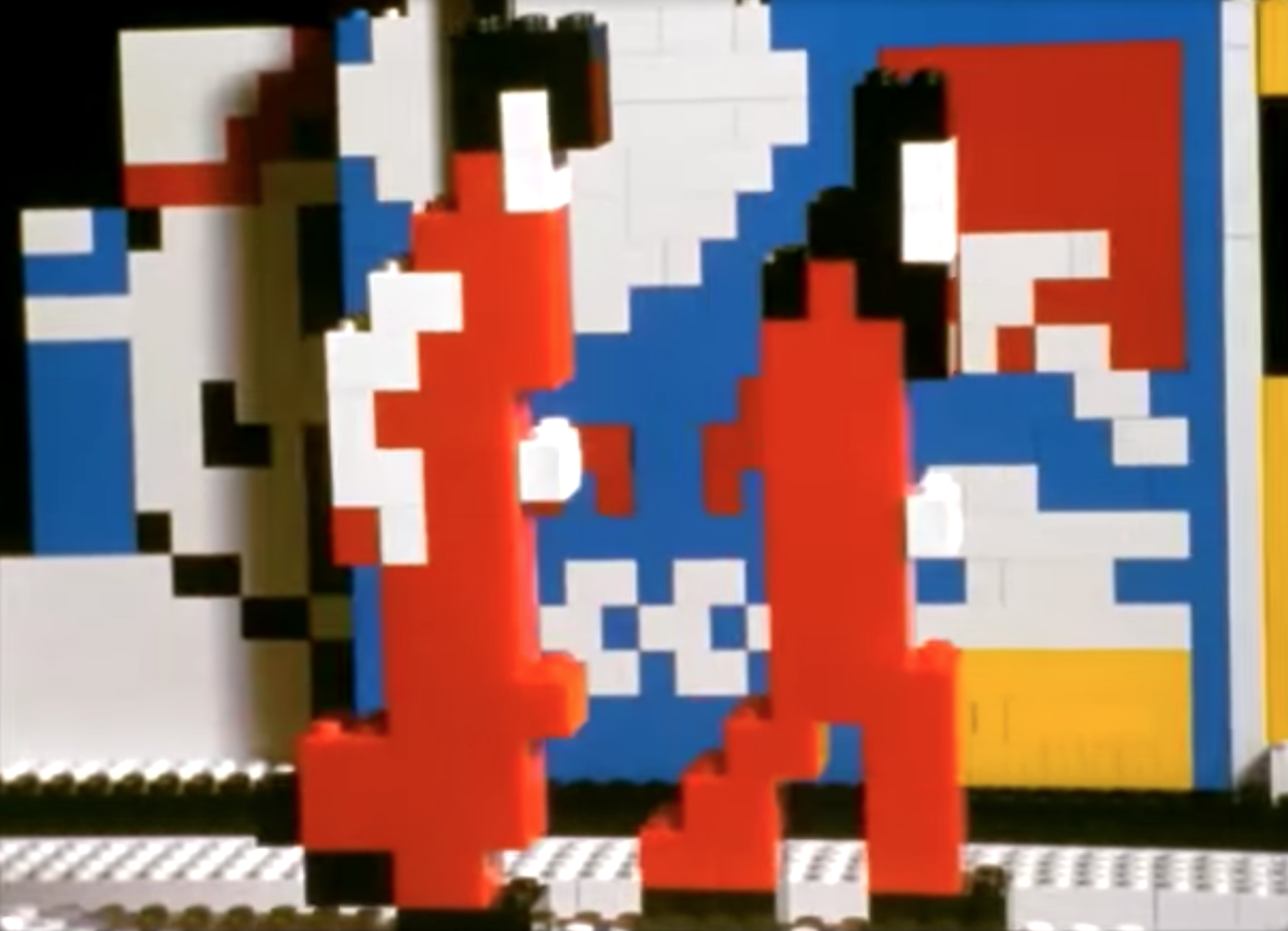 Michel Gondry, video for The White Stripes, Fell in Love With a Girl, still