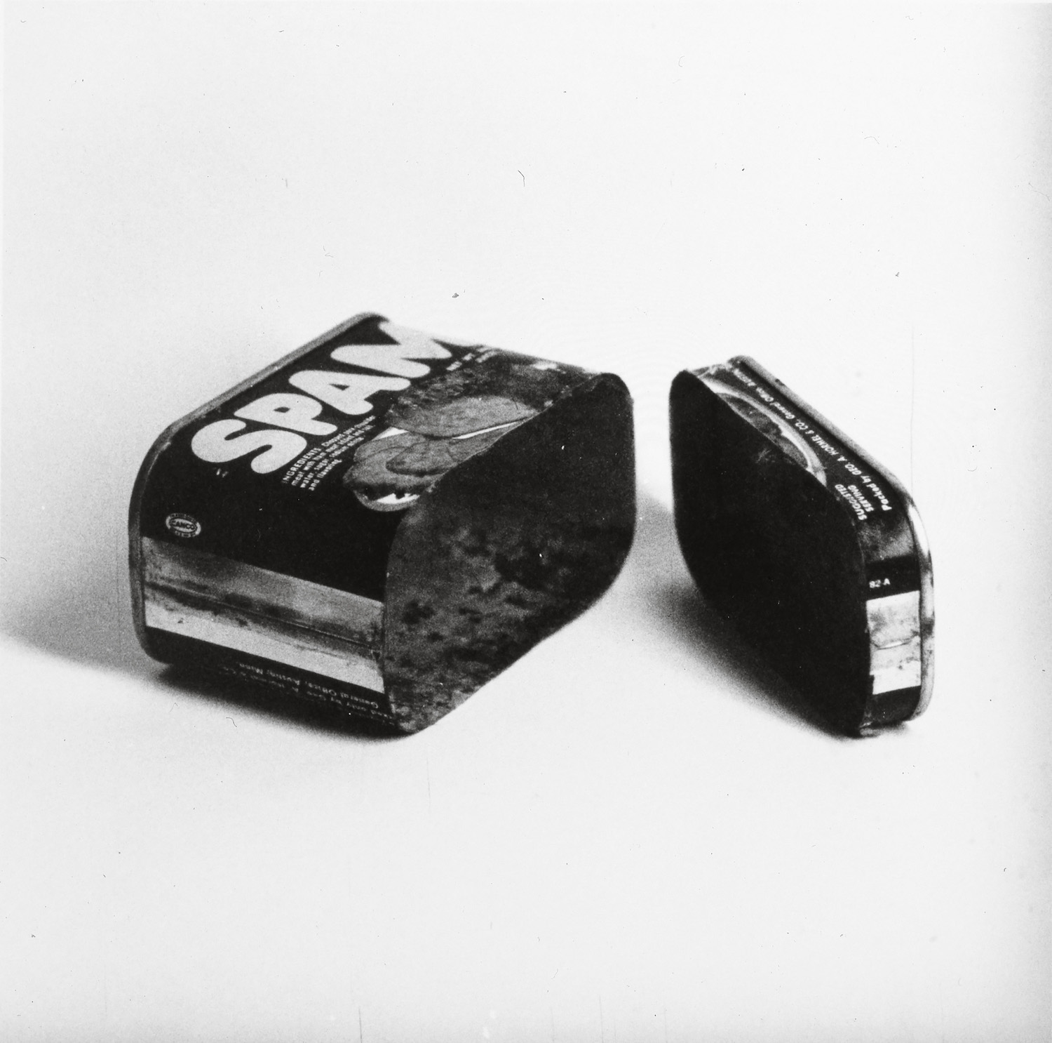 Ed Ruscha, Spam (Cut in Two), 1961. Courtesy the artist and Gagosian Gallery