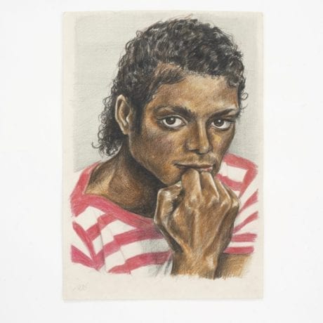Dawn Mellor,Michel Jackson (36), 1986