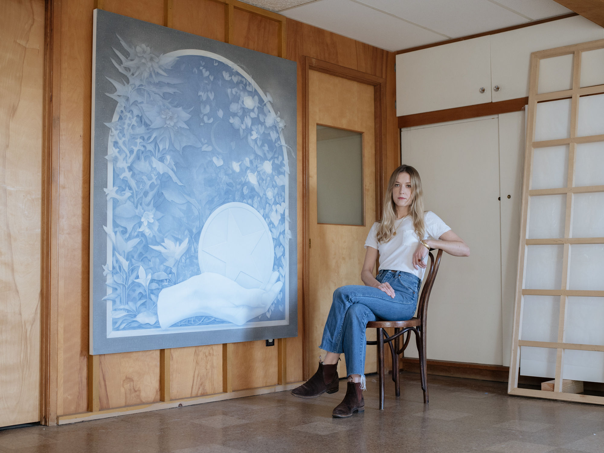 Theodora Allenâ€™s studio, photography by Max Knight