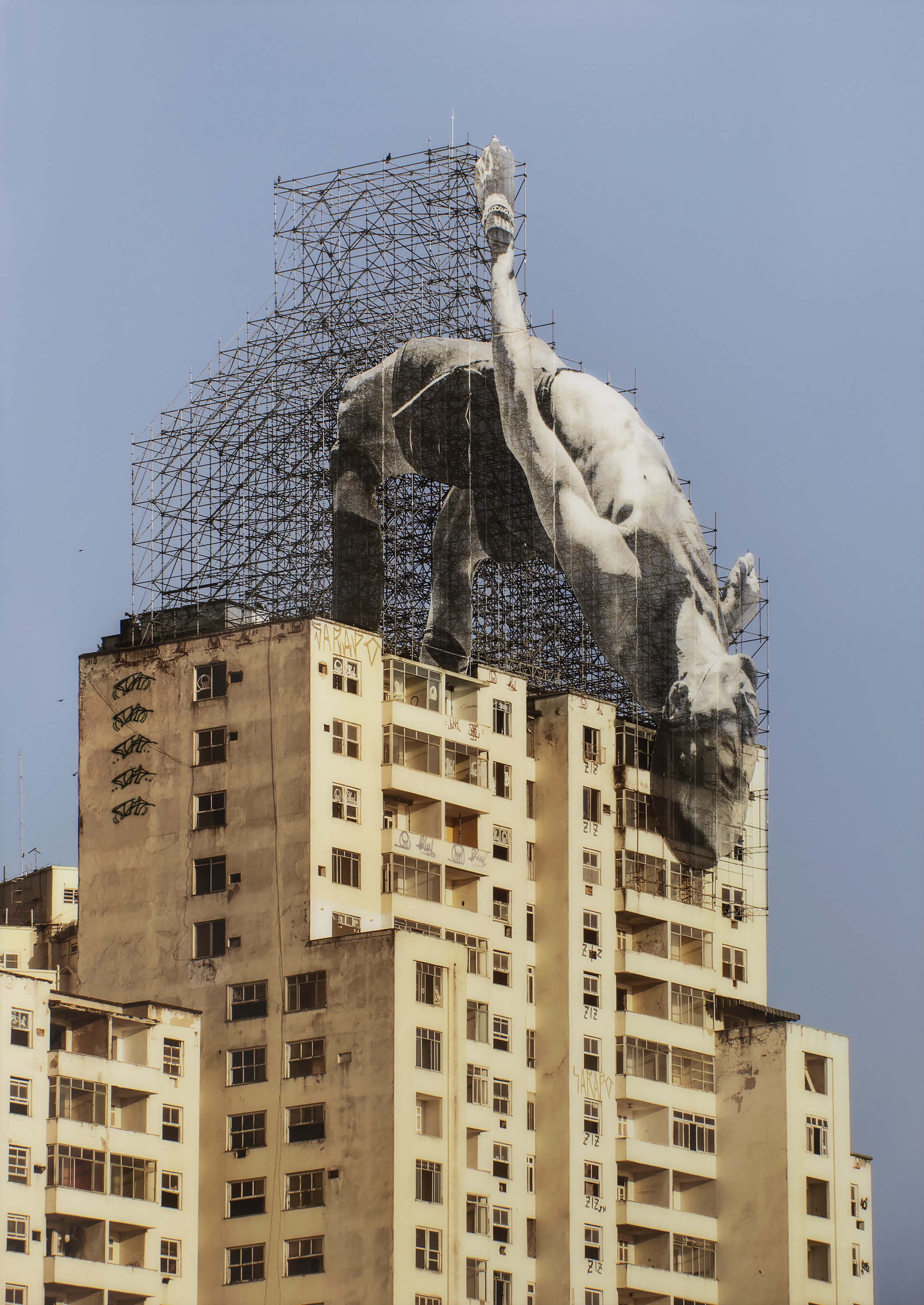 Mohamed Younes Idriss from Sudan, Flamengo, from the series Giants