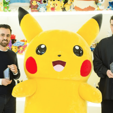 Amir Afshar and Jesse Cahn-Thompson receive Pokémon Scholarships