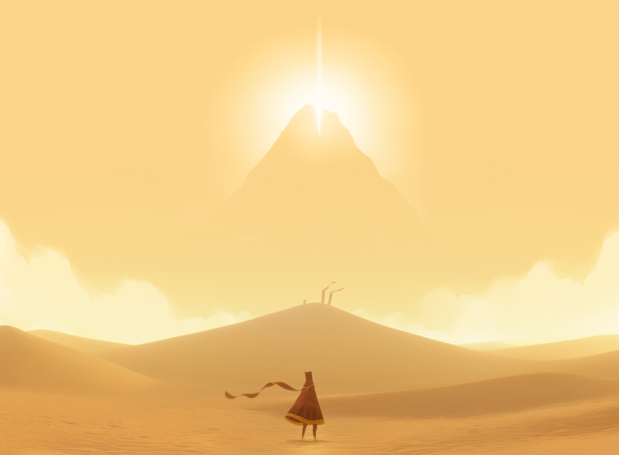 Screenshot, JourneyTM © 2012, 2014 Sony Interactive Entertainment LLC. Journey is a trademark of Sony Interactive Entertainment LLC. Developed by Thatgamecompany