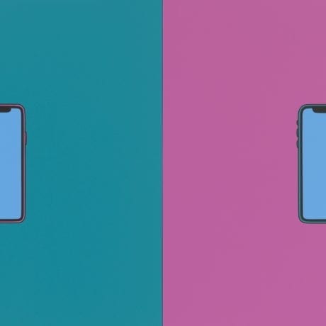 Double Take (iPhone), 2018, © Michael Craig-Martin Courtesy of the artist and Gagosian Photo: Mike Bruce