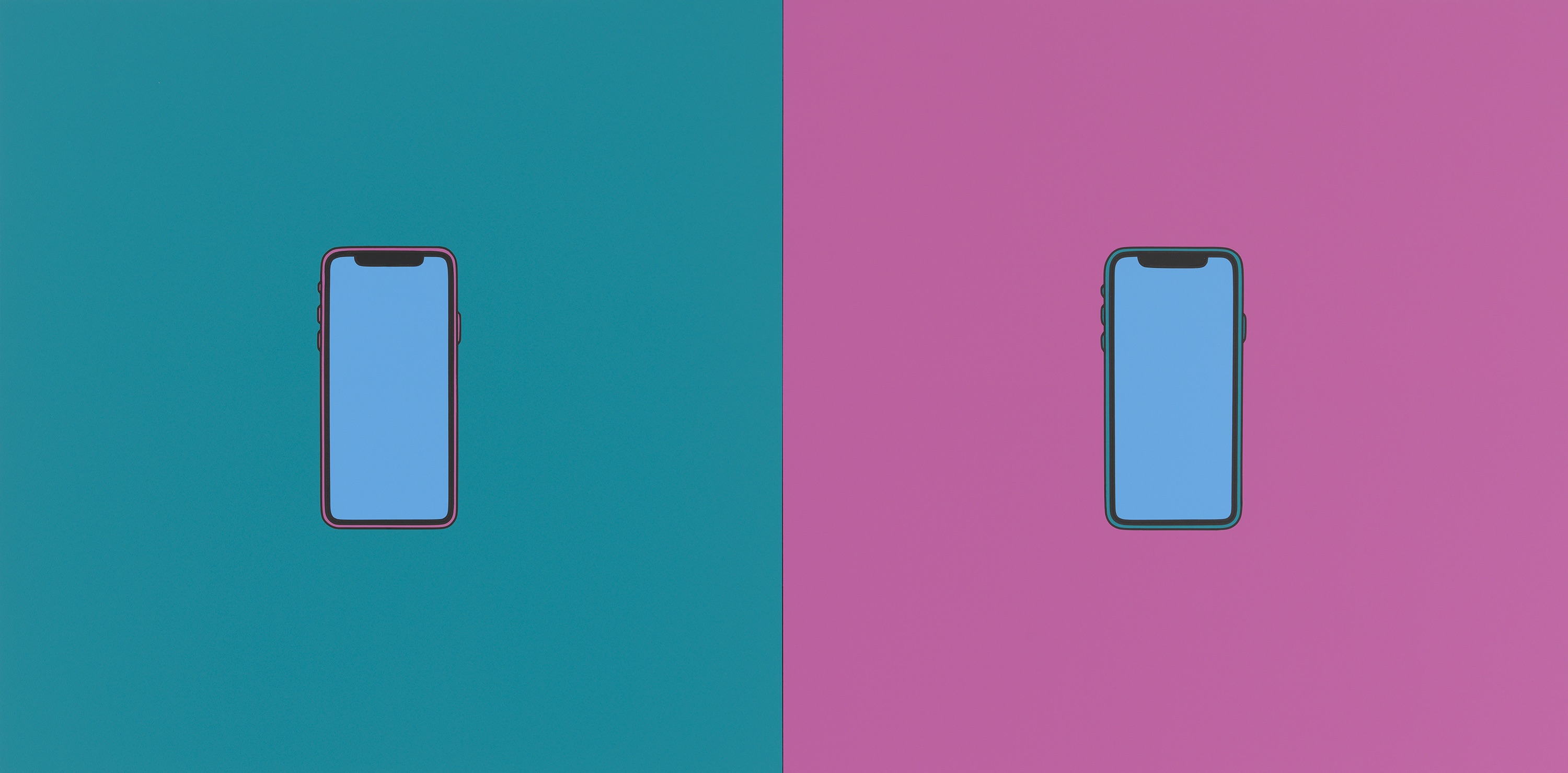 Double Take (iPhone), 2018, Â© Michael Craig-Martin Courtesy of the artist and Gagosian Photo: Mike Bruce
