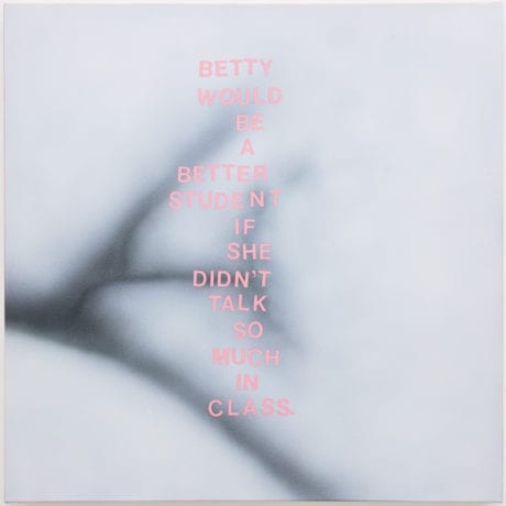 Betty Tompkins, Betty Would Be..., 2018. Courtesy of the artist and P.P.O.W New York