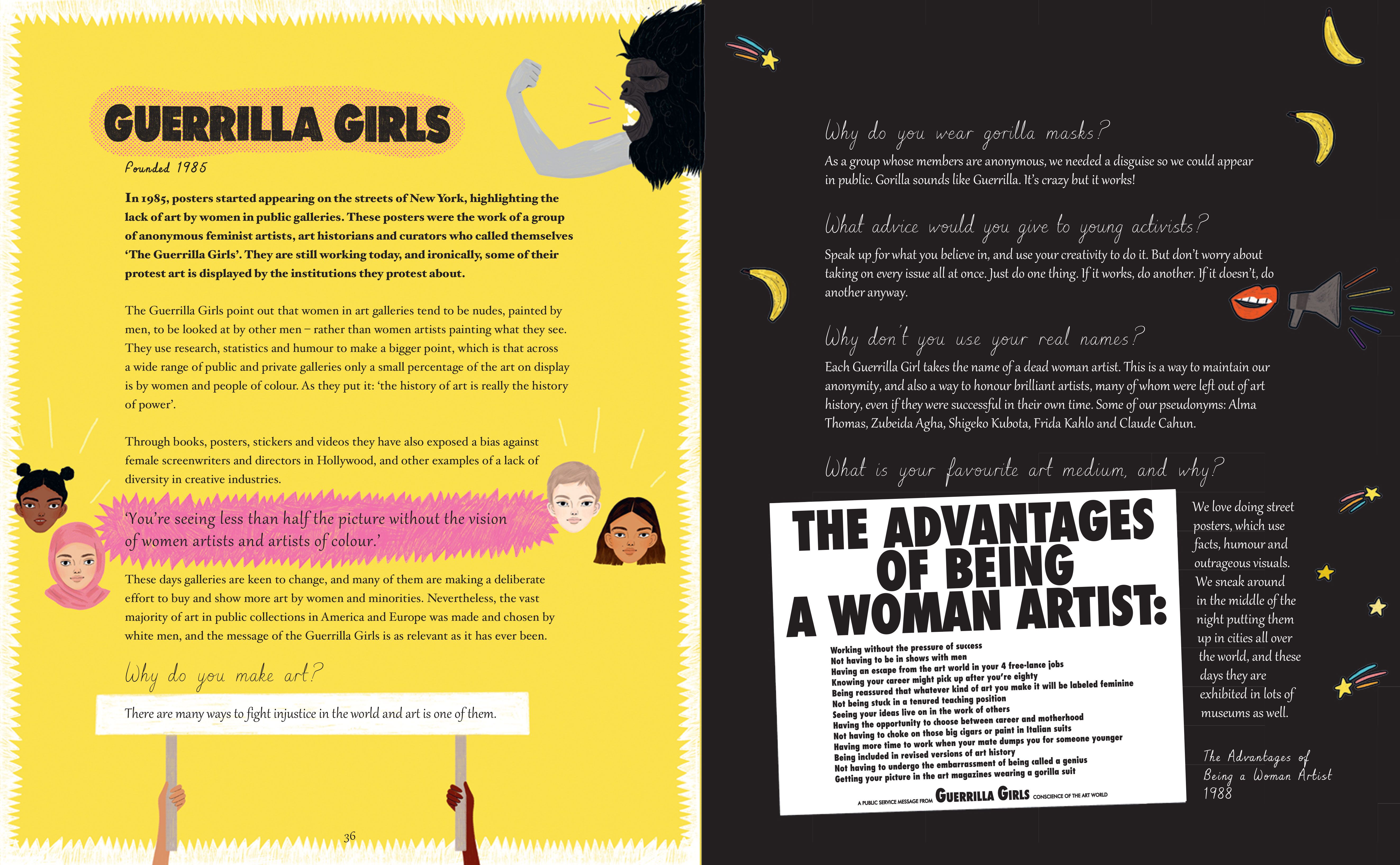 Guerrilla Girls Spread Elephant