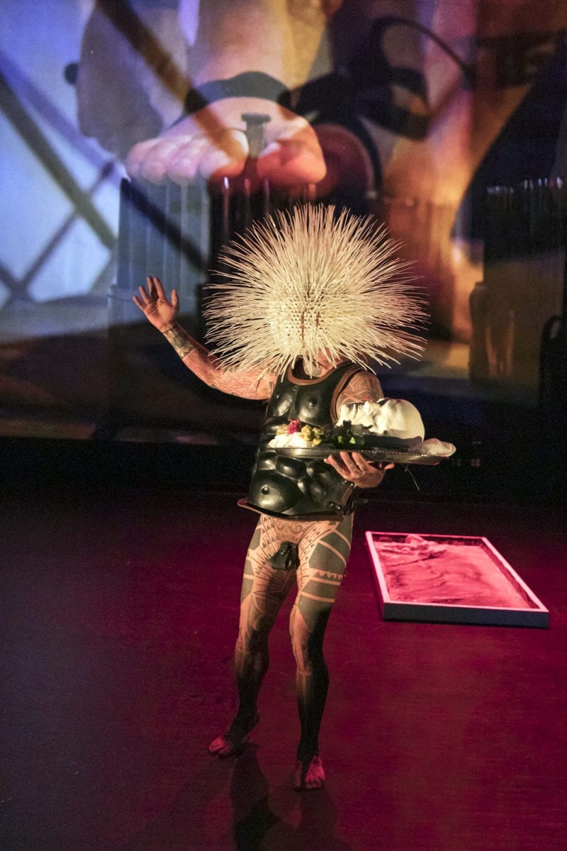 Ron Athey Acephalous Monster, Performance Space New York. Photograph by Rachel Papo.