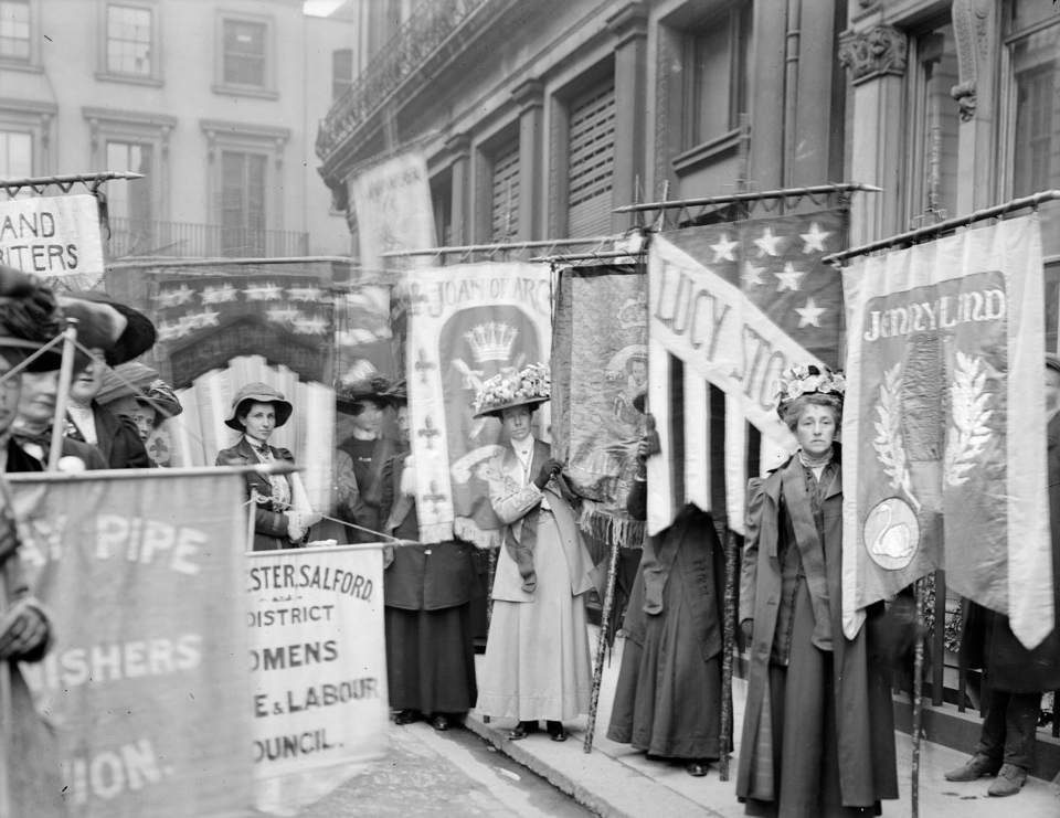 Photo of Suffragettes by Christina Broom