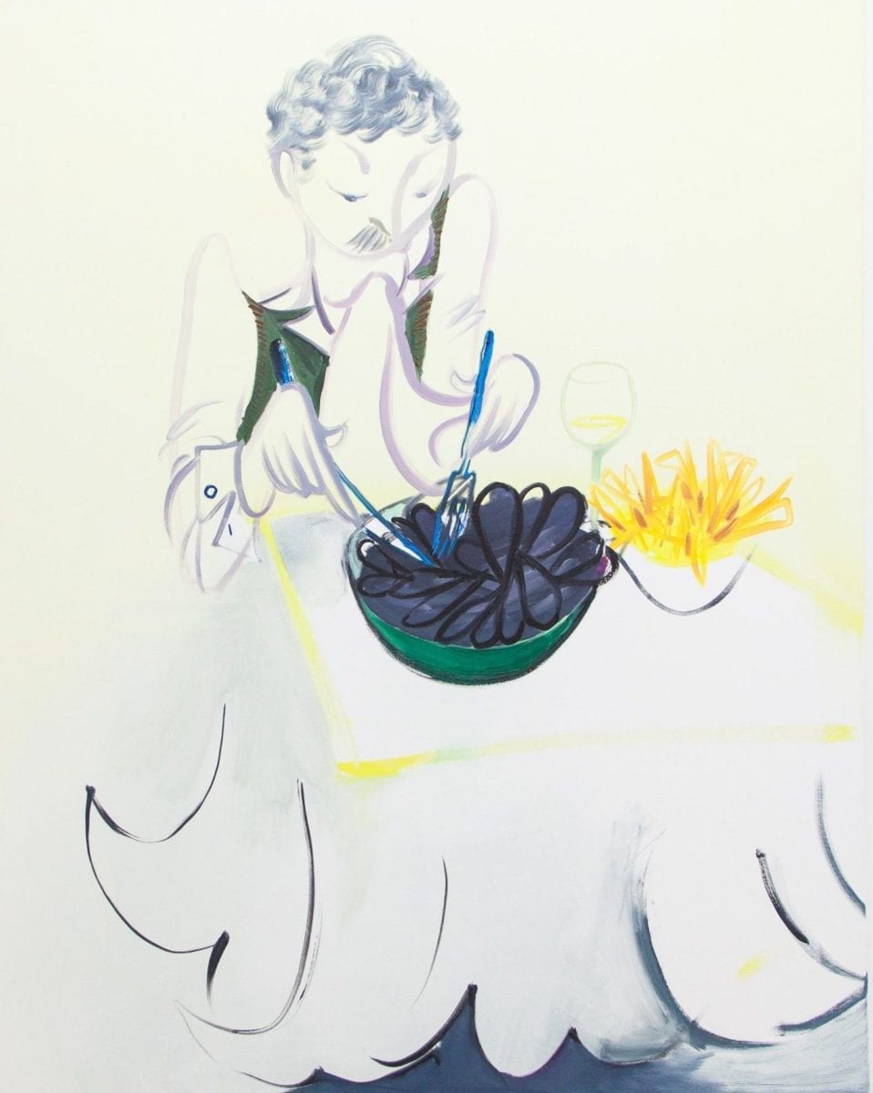 Maria Farrar, mussels, 2016. Courtesy Mother's Tankstation and Supplement Gallery 