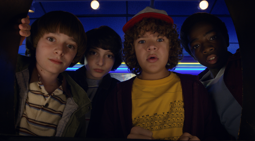 Stranger Things, Season Two. Now streaming on Netflix UK