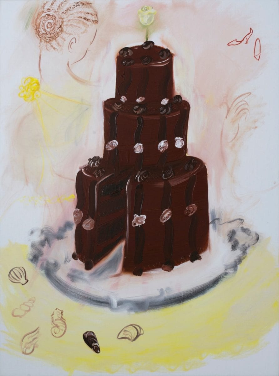 Maria Farrar, Chocolate Cake, 2017. Courtesy Mother's Tankstation and Supplement Gallery 