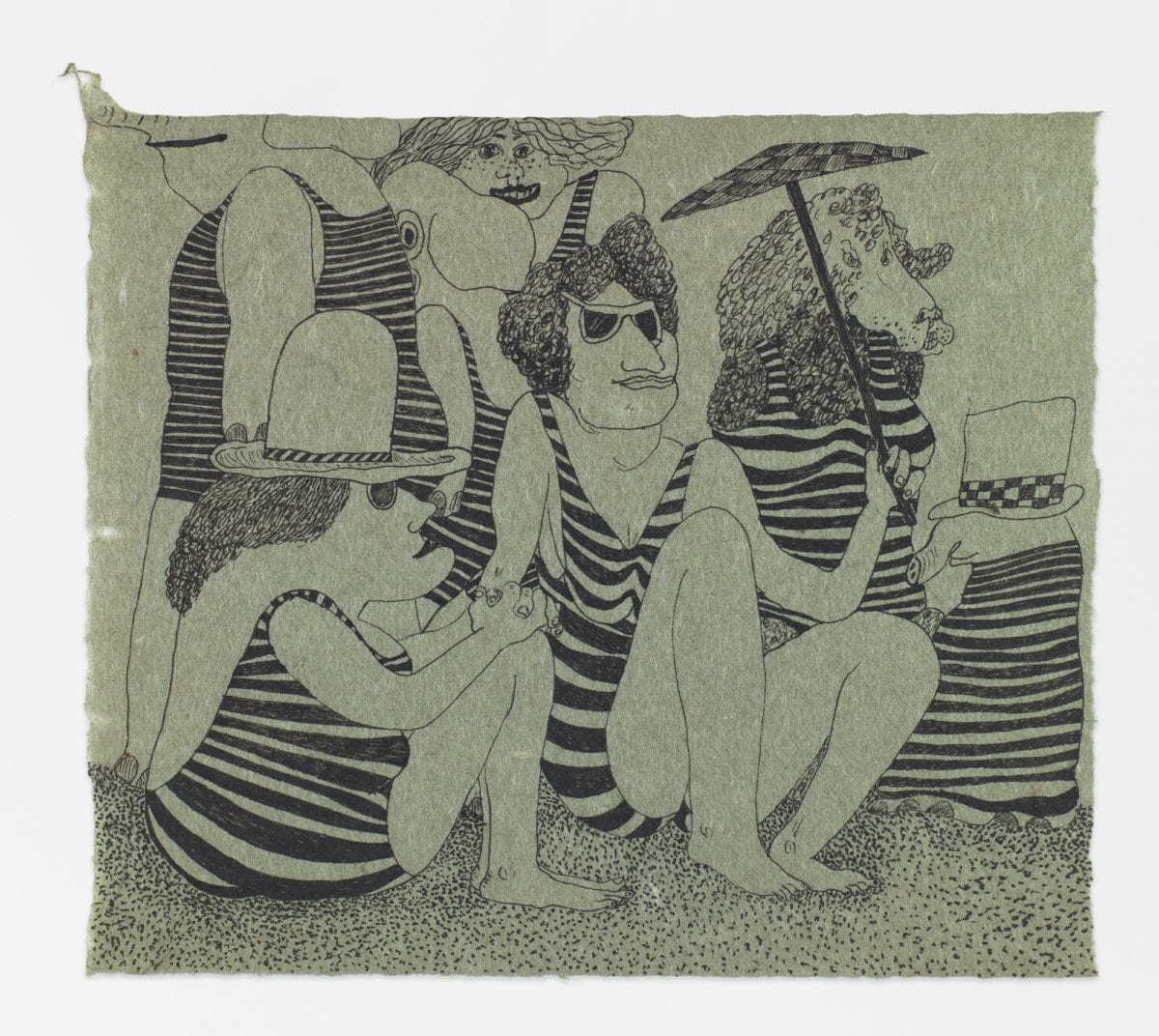 Gladys Nilsson, Rented Bathing Suits, 1965. Courtesy the artist and Garth Greenan Gallery, New York
