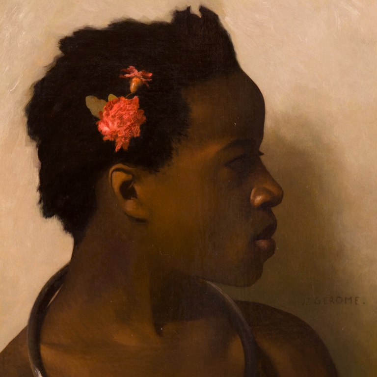 Jean-LÃ©on Gerome, Slave in Cairo, courtesy Musee D'Orsay