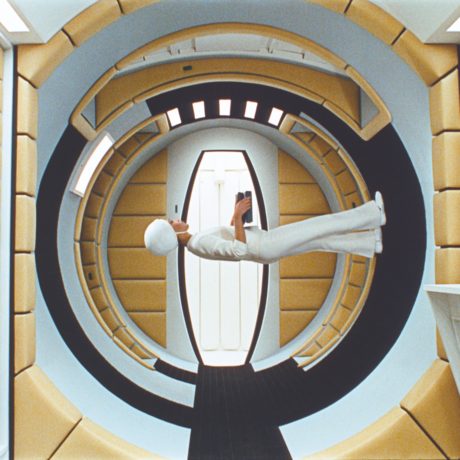 2001: A Space Odyssey, directed by Stanley Kubrick (1965–68;GB/United States). Screen photo.© Warner Bros. Entertainment In