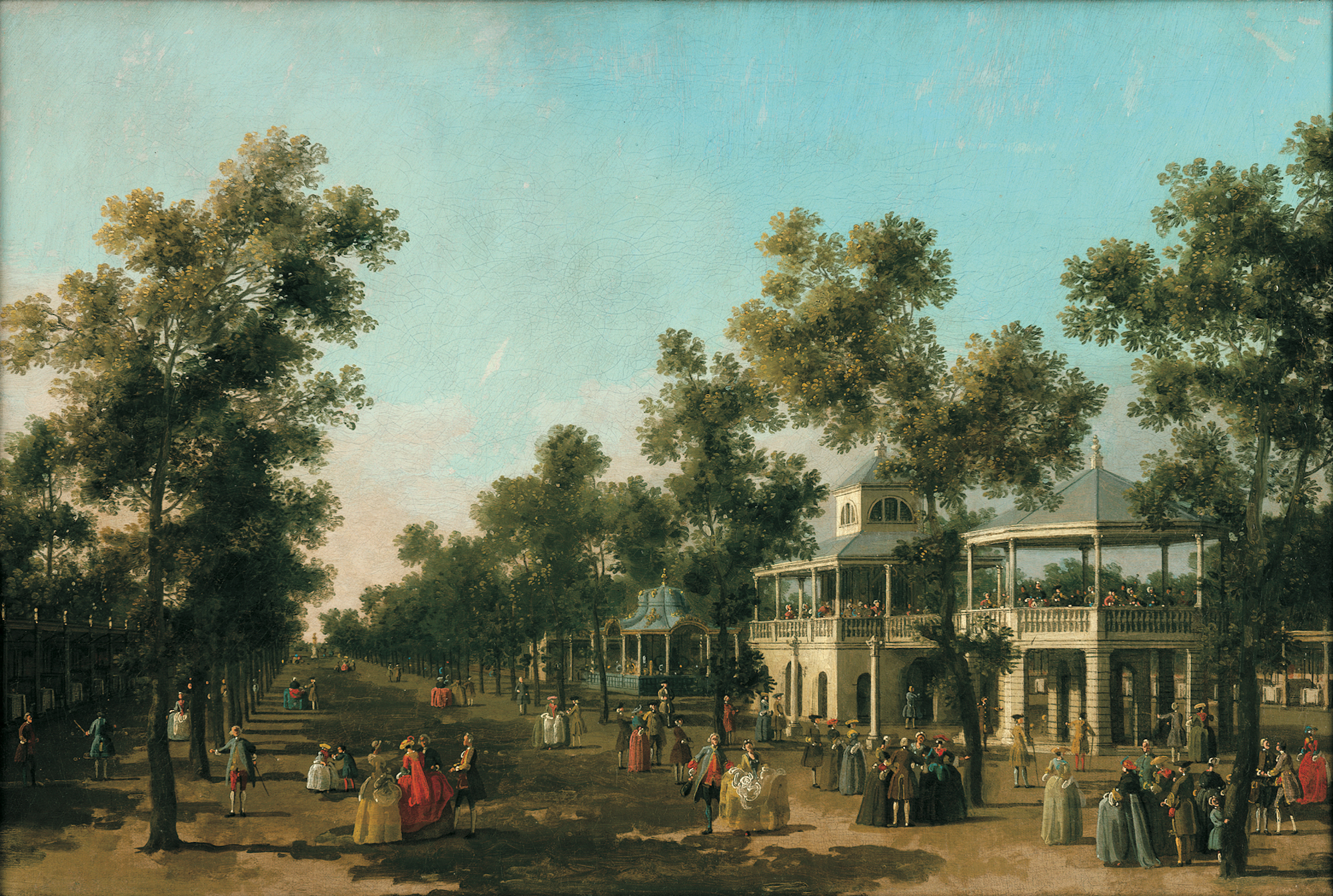 Canaletto, The Grand Walk Vauxhall Gardens, 1751