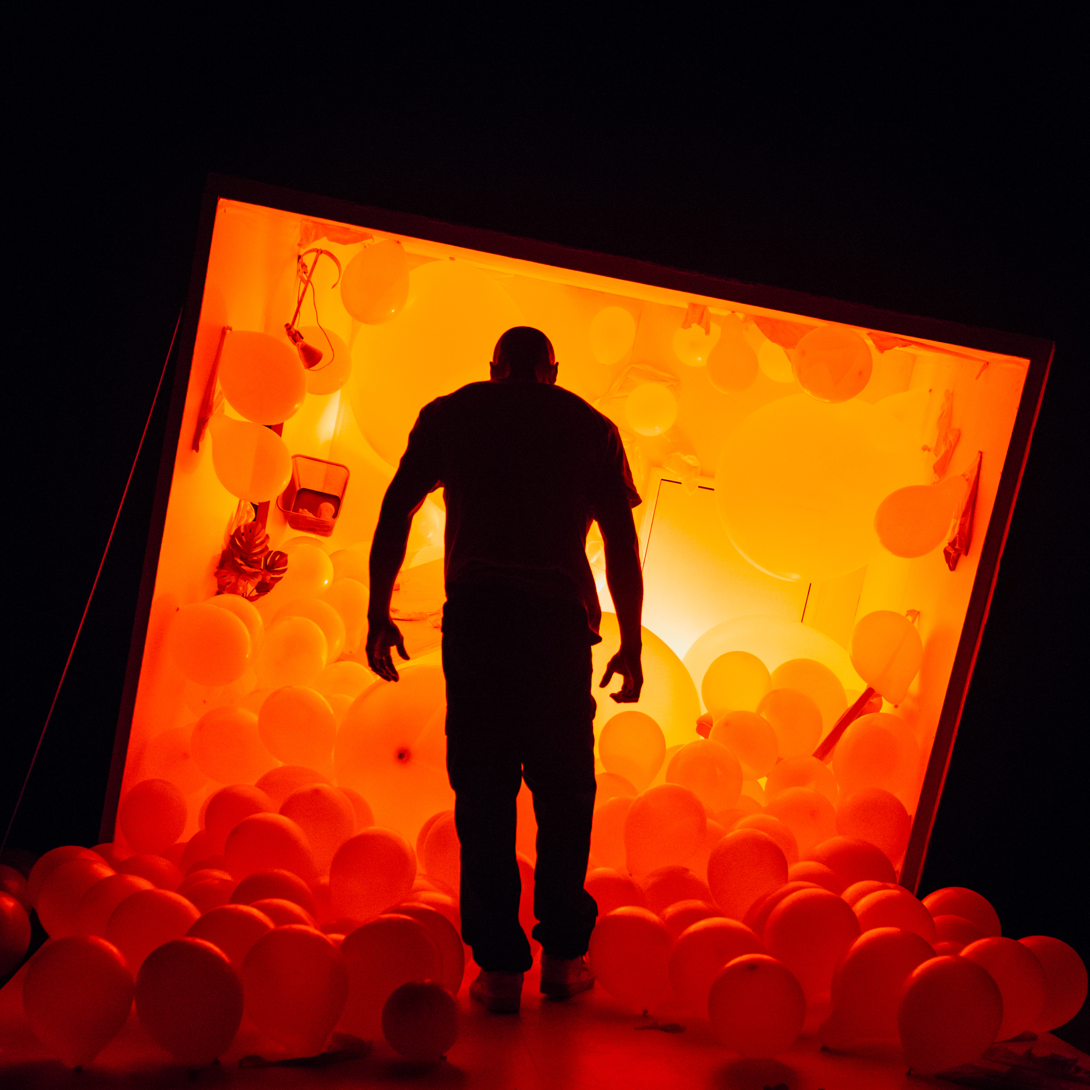 Arinze Kene in Misty by Arinze Kene at the Bush Theatre. Photography by Helen Murray