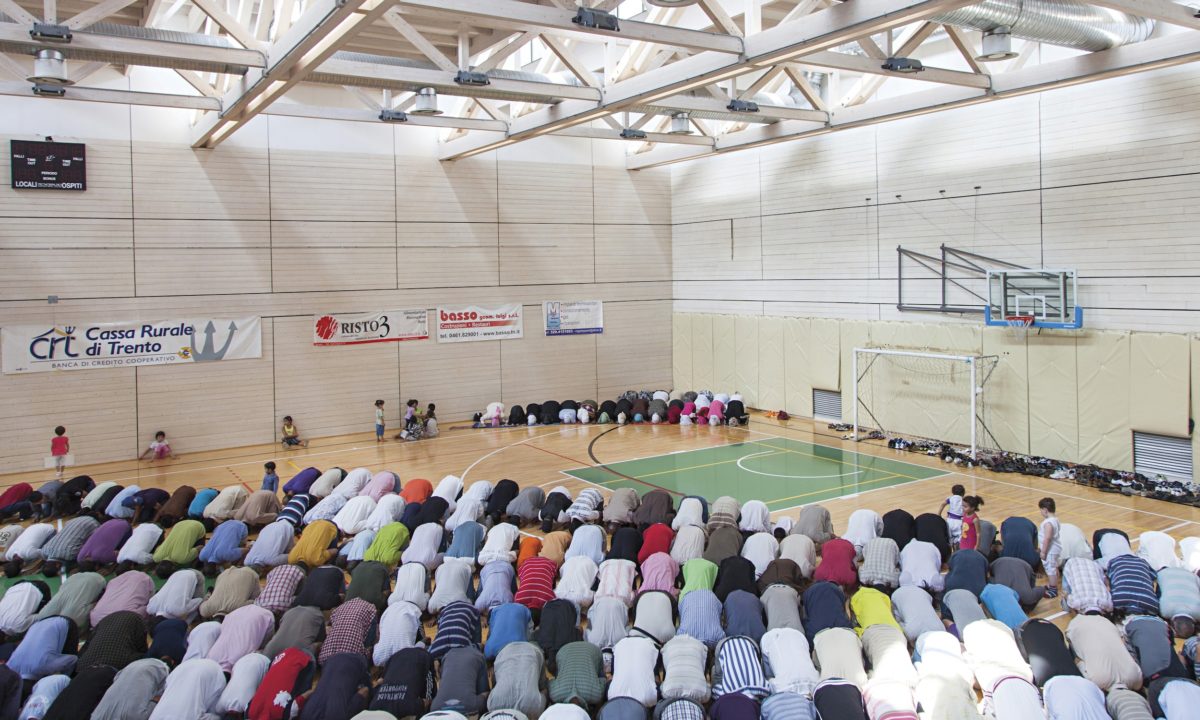 Hidden Islam sports stadium Trento Muslim worship rencontres d'arles prize
