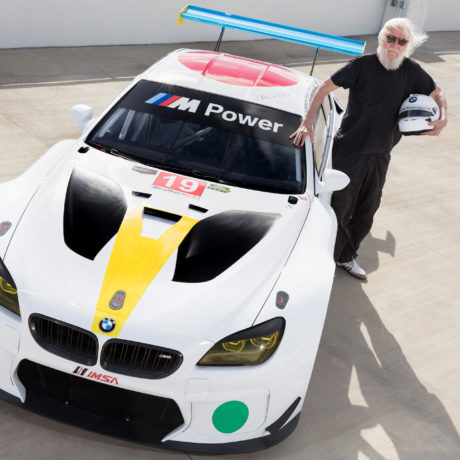 John Baldessari and the nineteenth BMW Art Car, 2016