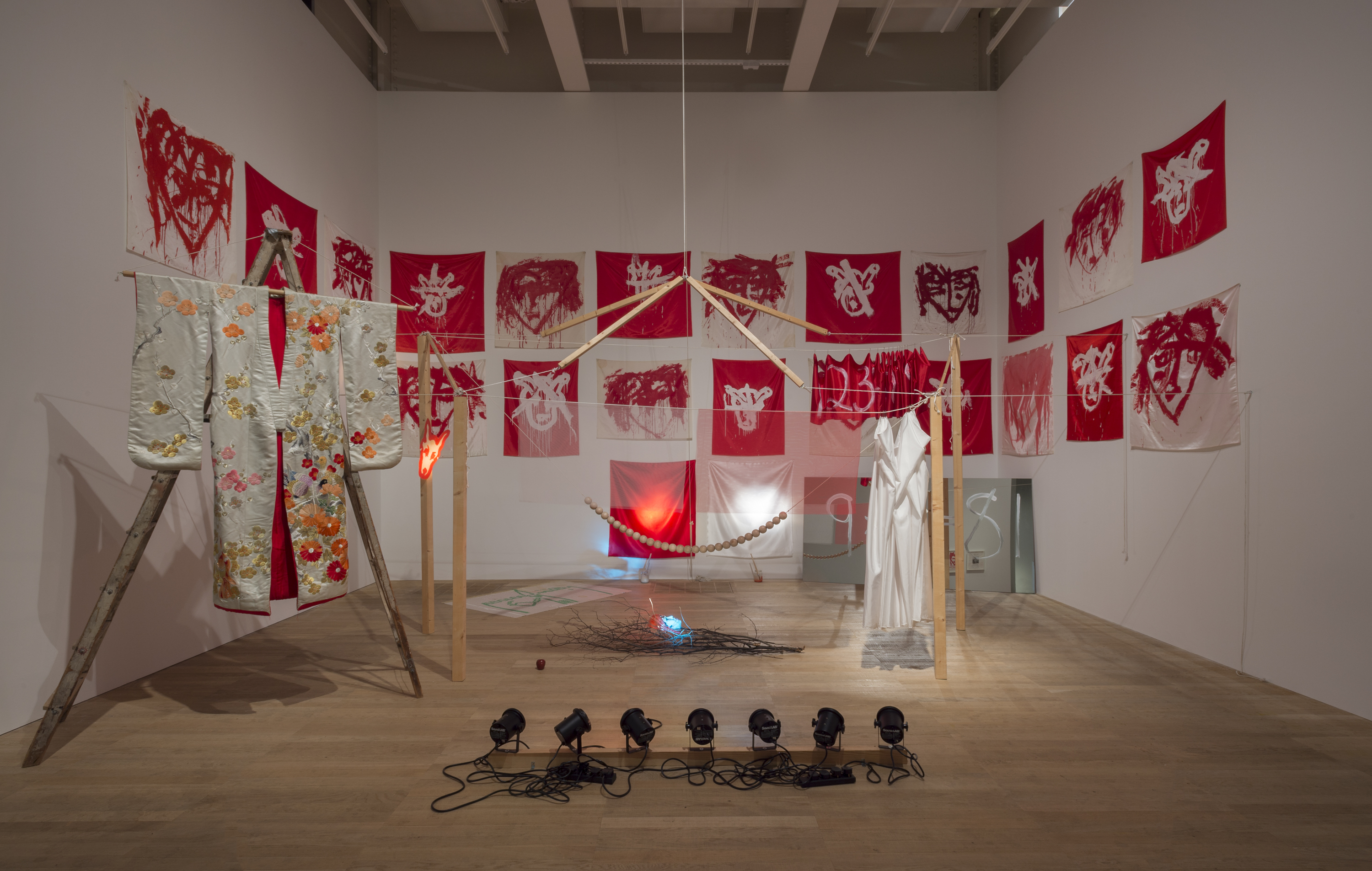 Installation view of Joan Jonas, Tate Modern Â© Tate, 2018