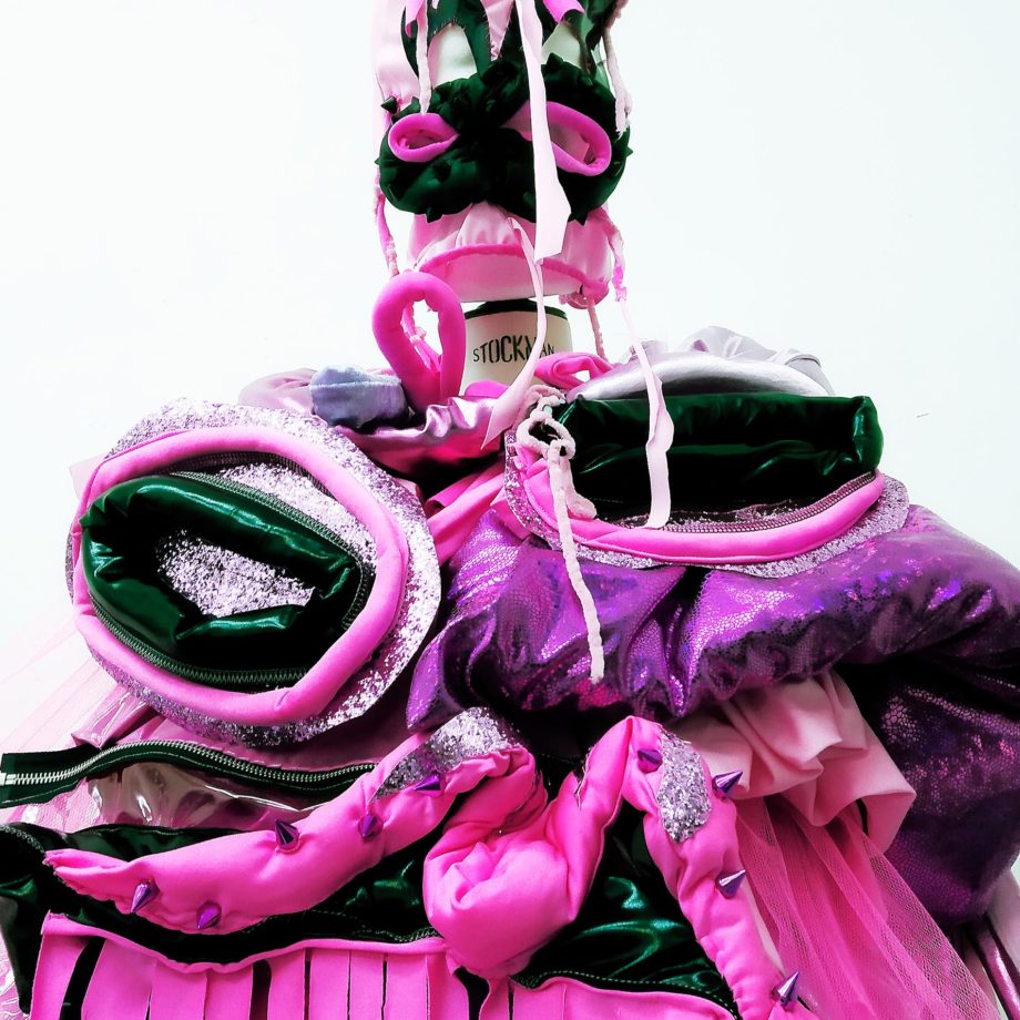 Lu La Loop, Pinkity Punky Slurp Monster costume designed for AJA