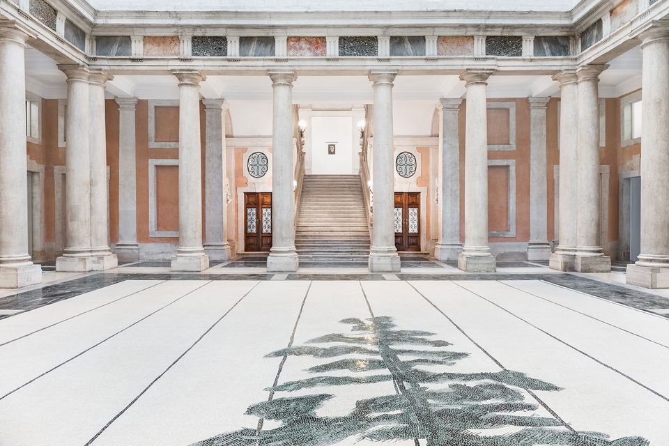 Luc Tuymans's Schwarzheide (2019) at the Palazzo Grassi, Â© Palazzo Grassi, Photo: Delfino Sisto Legnani e Marco Cappelletti