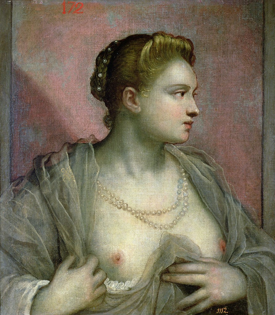 Jacopo_Tintoretto_-_Portrait_of_a_Woman_Revealing_Her_Breasts