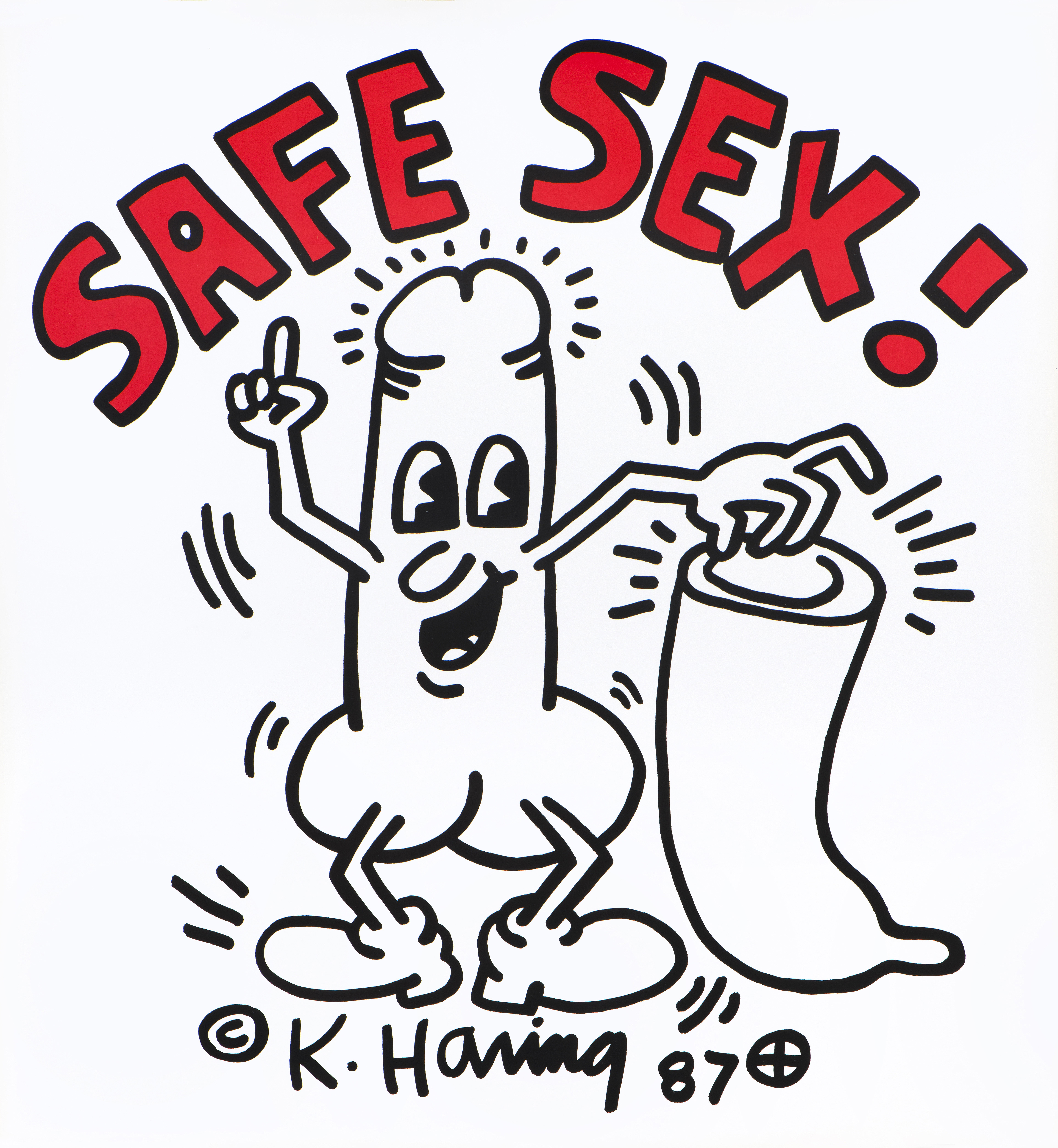 Keith Haring, Safe Sex! 1987