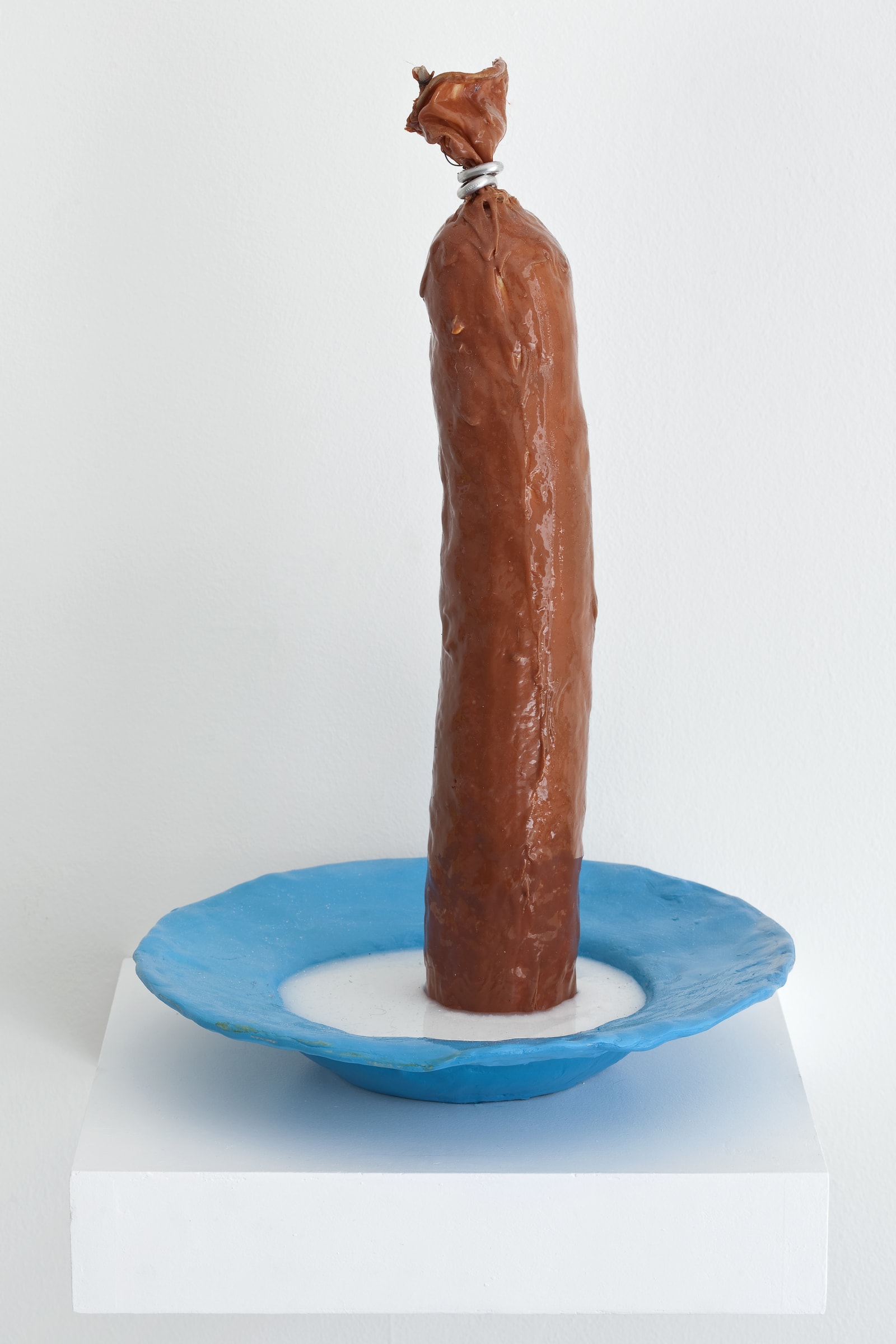 Nathalie Djurberg & Hans Berg, Worship (Sausage in Milk), 2016