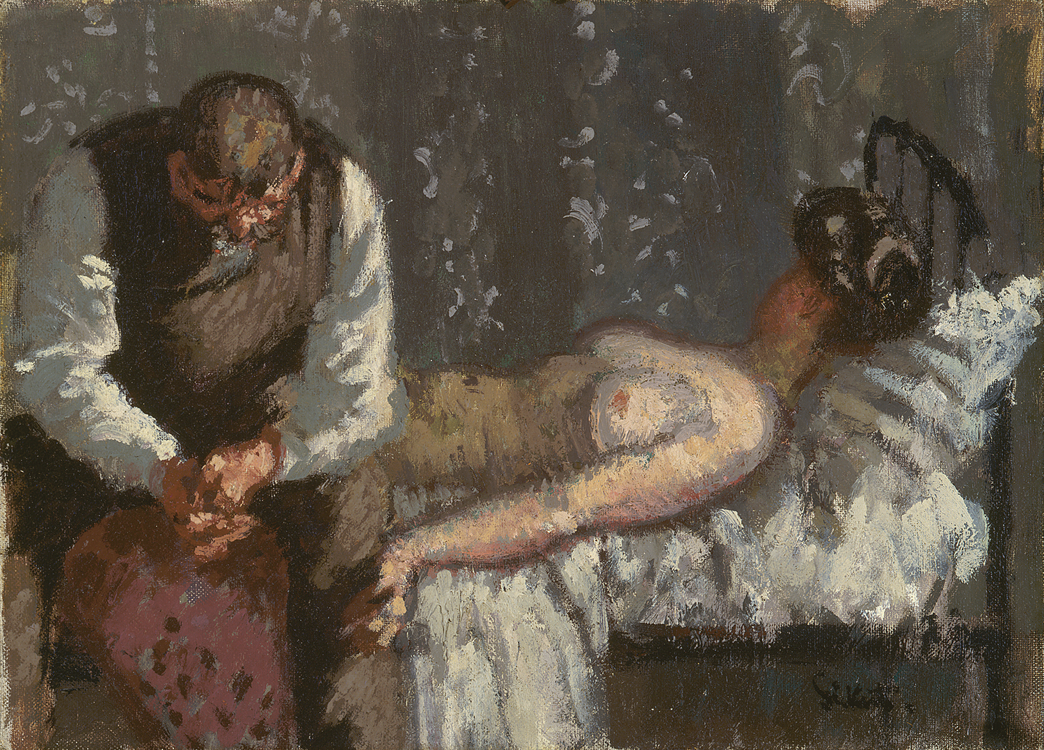 Walter Richard Sickert, The Camden Town Murder or What Shall We Do for the Rent?, c. 1908. Yale Center for British Art, New Haven