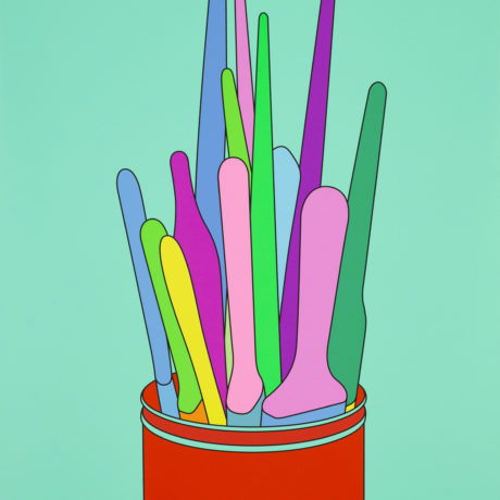 Exclusive to Paintings in Hospitals © Michael Craig-Martin 