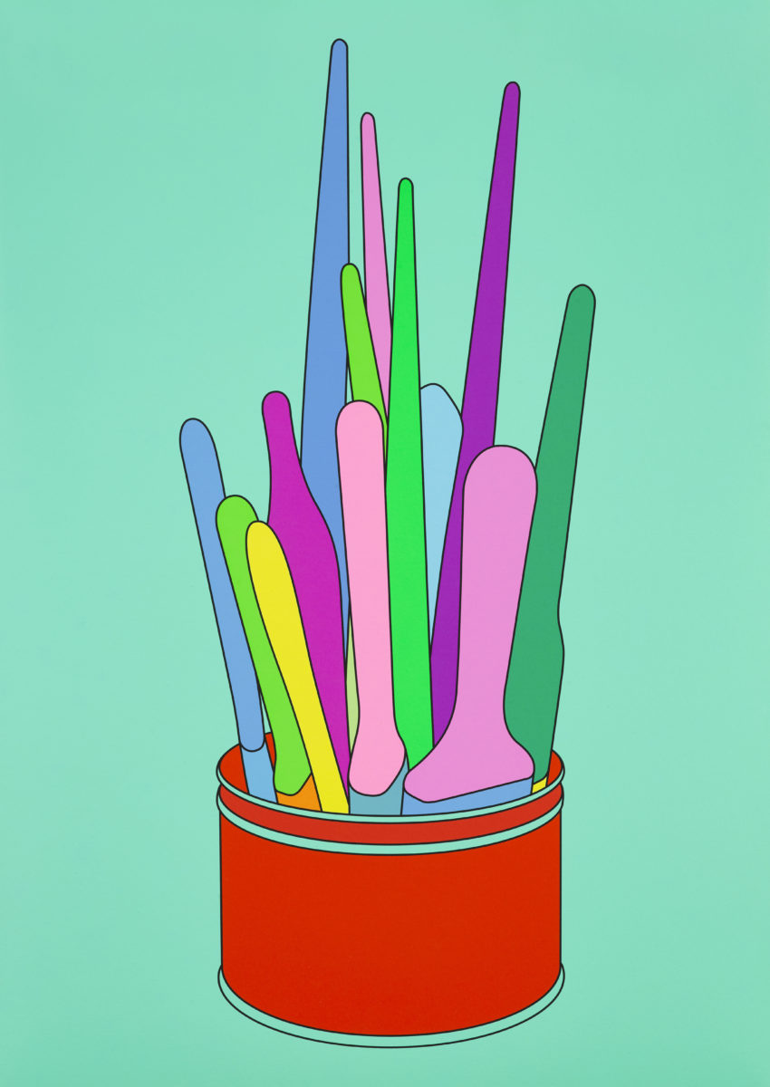 Exclusive to Paintings in Hospitals © Michael Craig-Martin 