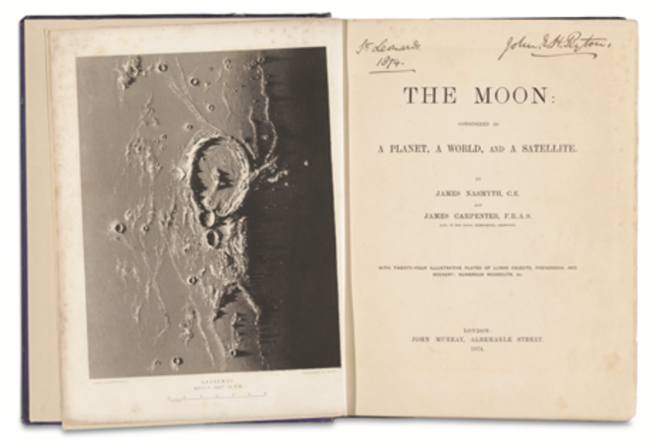 James Nasmyth and James Carpenter, The Moon, John Murray, London, 1874. Picture credit: Rijksmuseum, Amsterdam