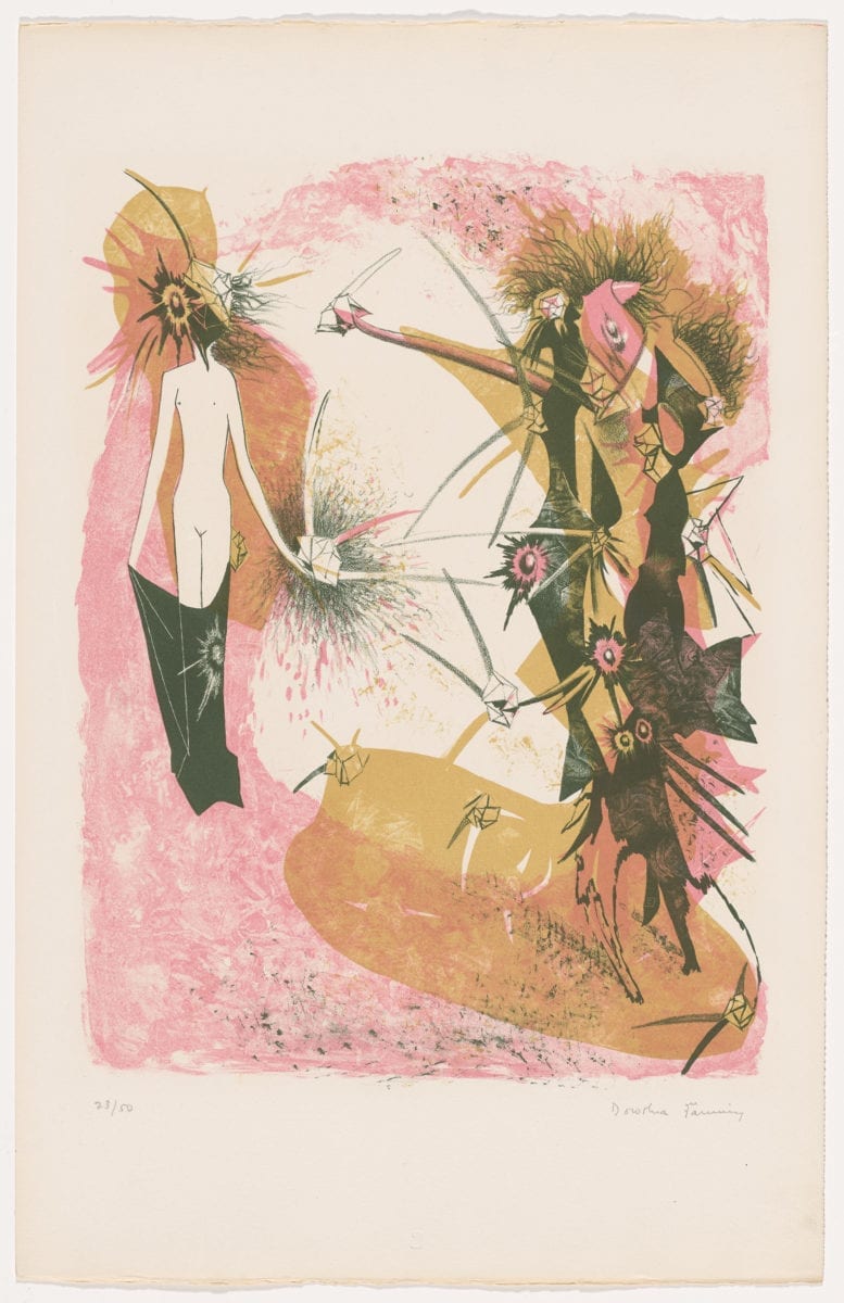 Dorothea tanning lithograph