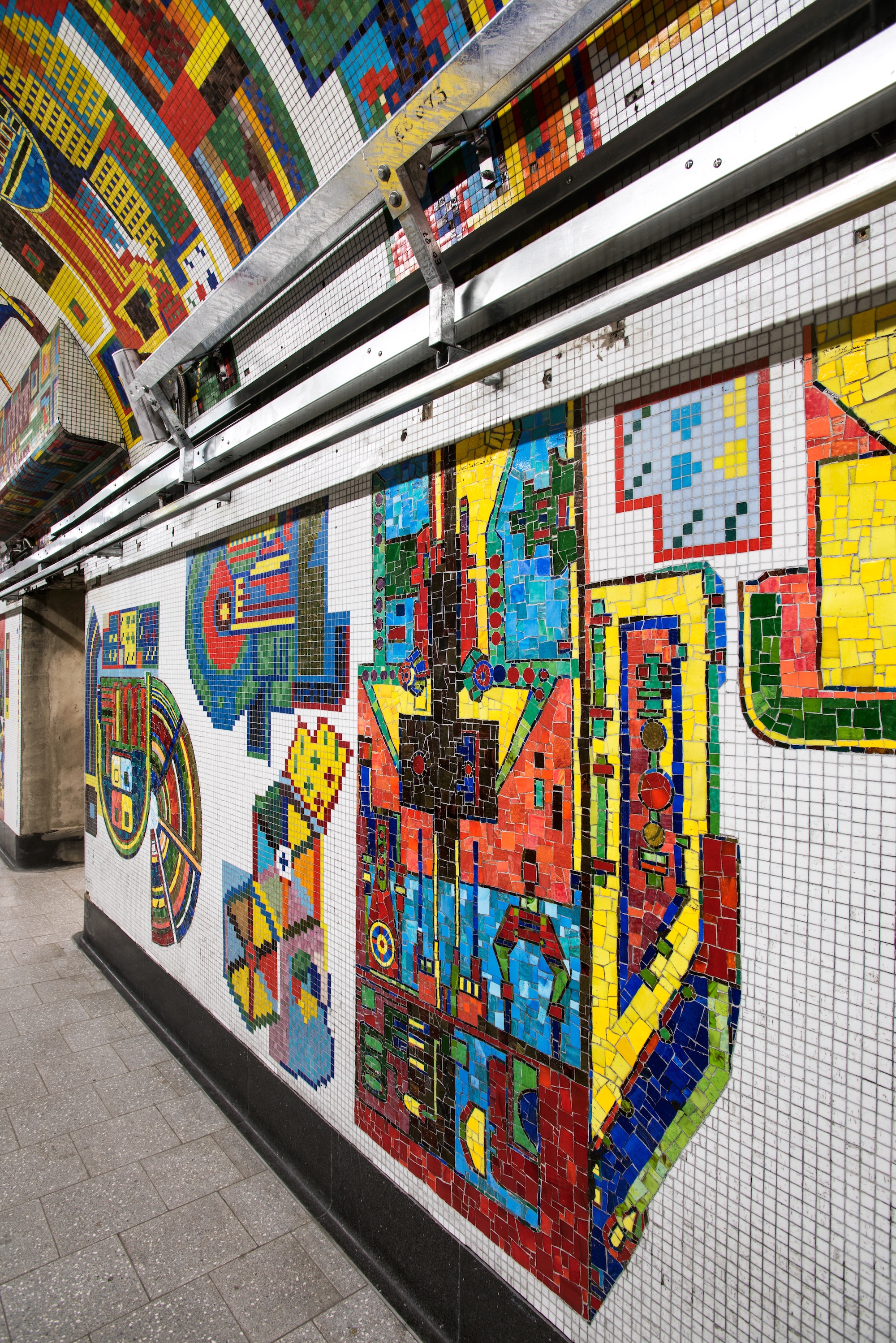 Eduardo Paolozzi at Tottenham Court Road