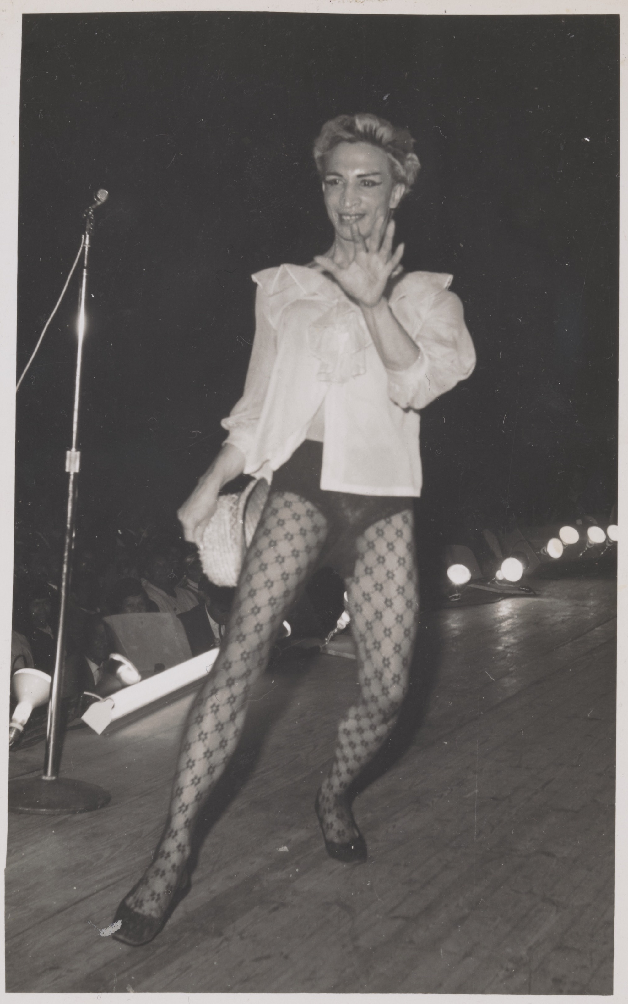 Kewpie on Stage: Competition (Strip Show) at the Kismet Organised by the Stellenbosch Winery, circa 1950 to 1980