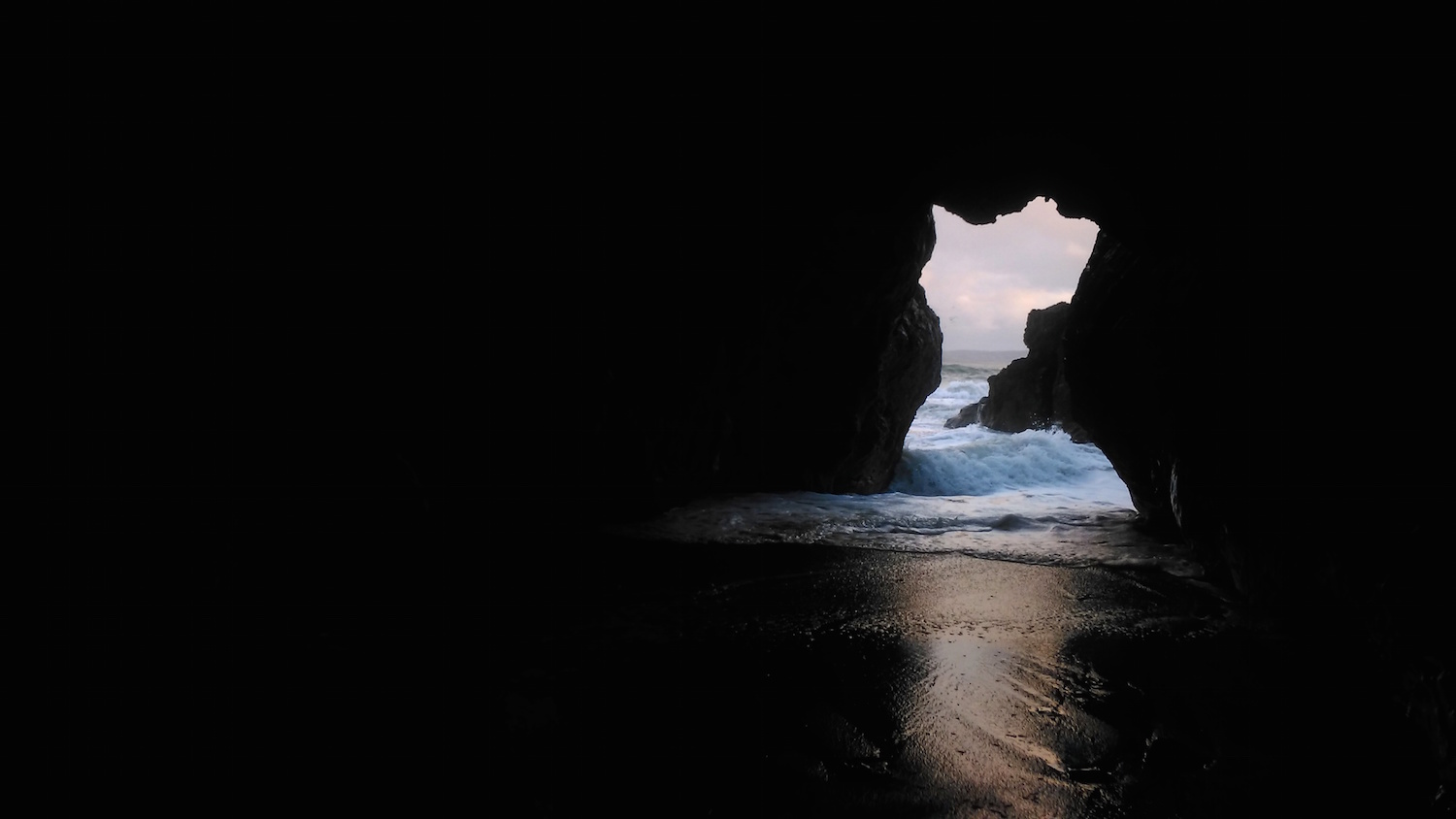 Entirely hollow aside from the dark, Photo by AlanJames Burns, Smugglers Cave, Portrane, Co Dublin