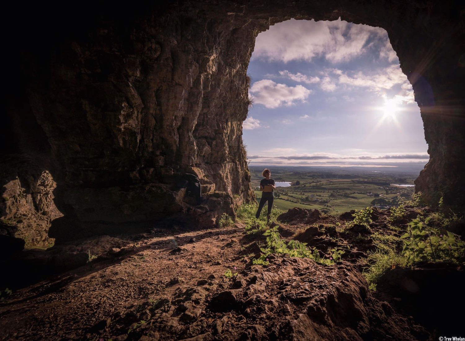Entirely hollow aside from the dark, Keash Caves, Sligo, Ireland, 2017. Photo by Trevor Whelan