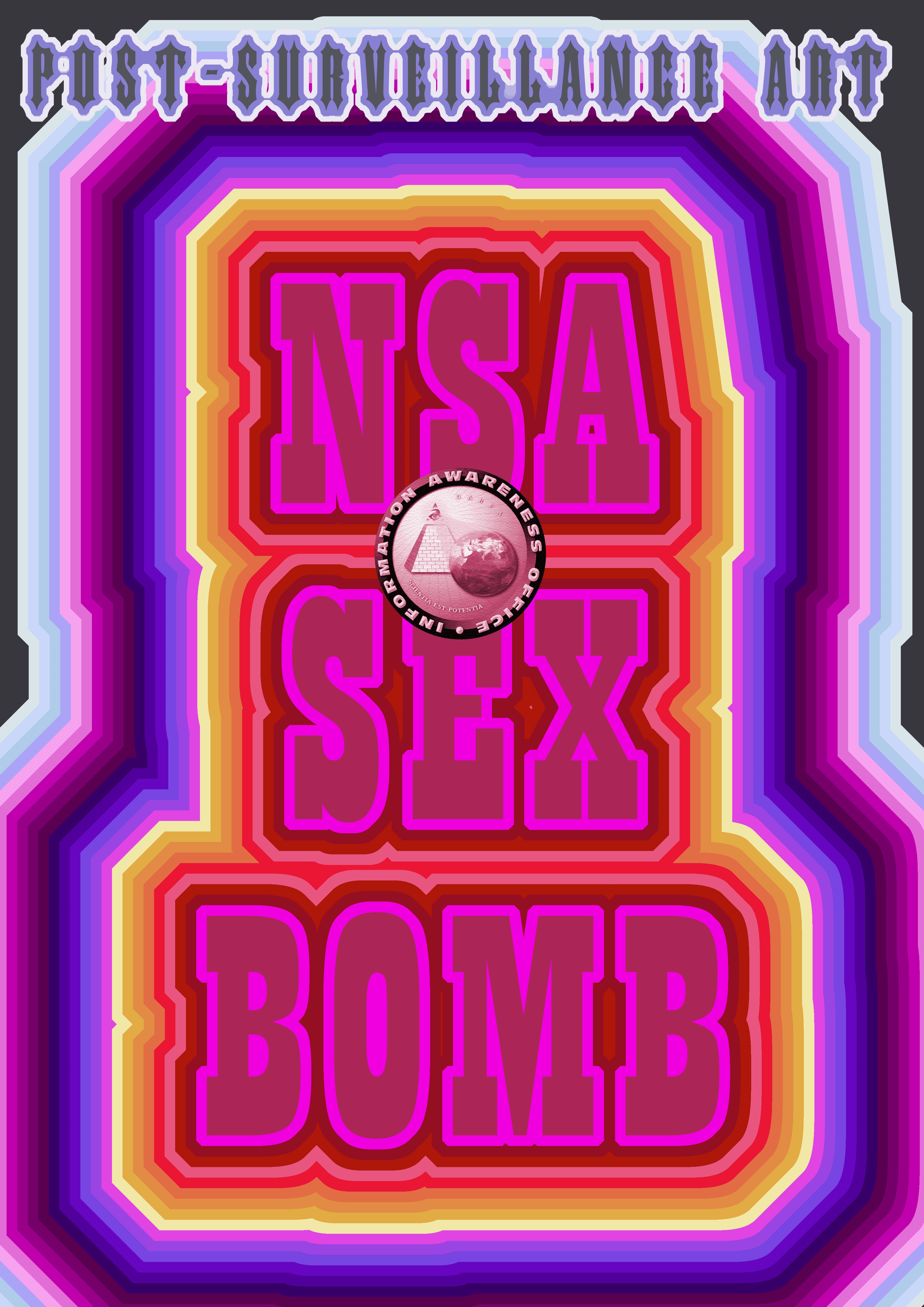 Suzanne Treister, Post-Surveillance Art/NSA Sex Bomb, 2014