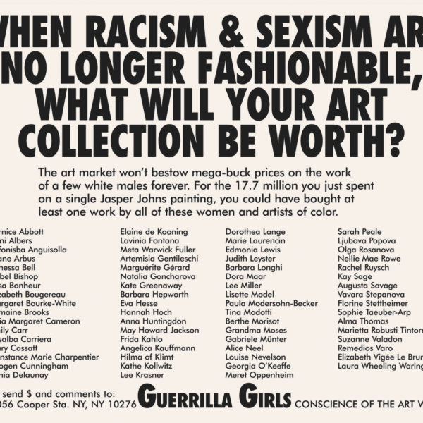 When Racism And Sexism Are No Longer Fashionable How Much Will Your Art Collection Be Worth 