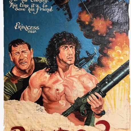 Artist: Dan Nyenkumah Rambo 3, 1996 Via Ernie Wolfe Gallery